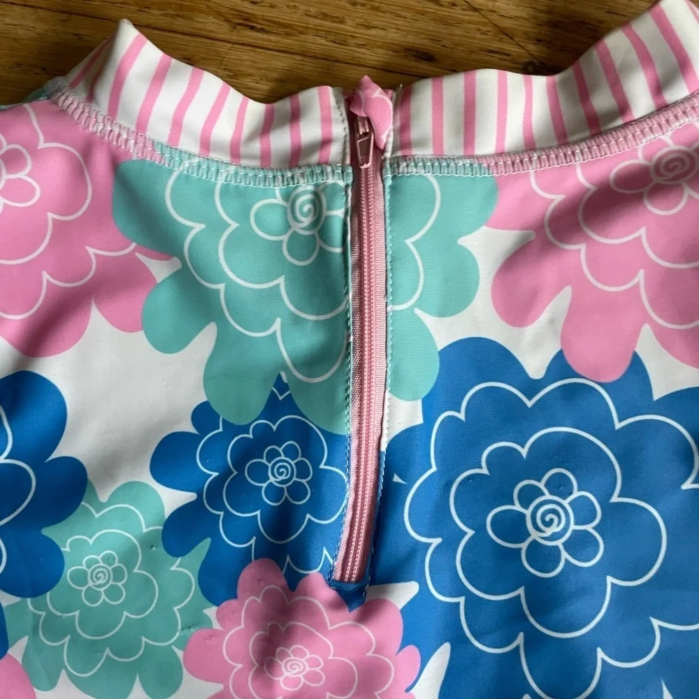 Ruffle butts rashguard family matching swim suit